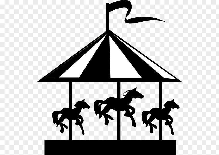 Round Cliparts Carousel Drawing Traveling Carnival Clip Art PNG