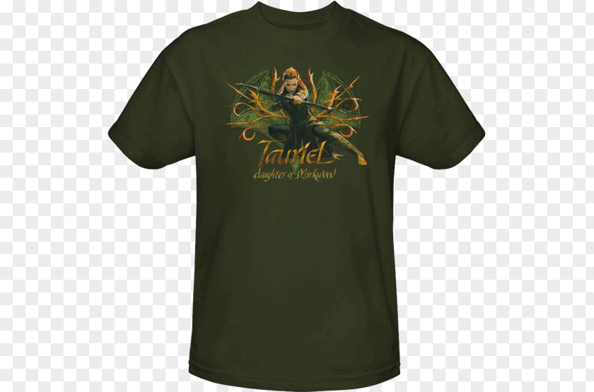 T-shirt Tauriel Smaug The Hobbit Sleeve PNG