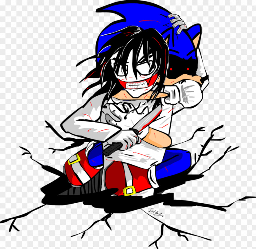 Eater Color Slenderman Tails Sonic The Hedgehog Jeff Killer Creepypasta PNG