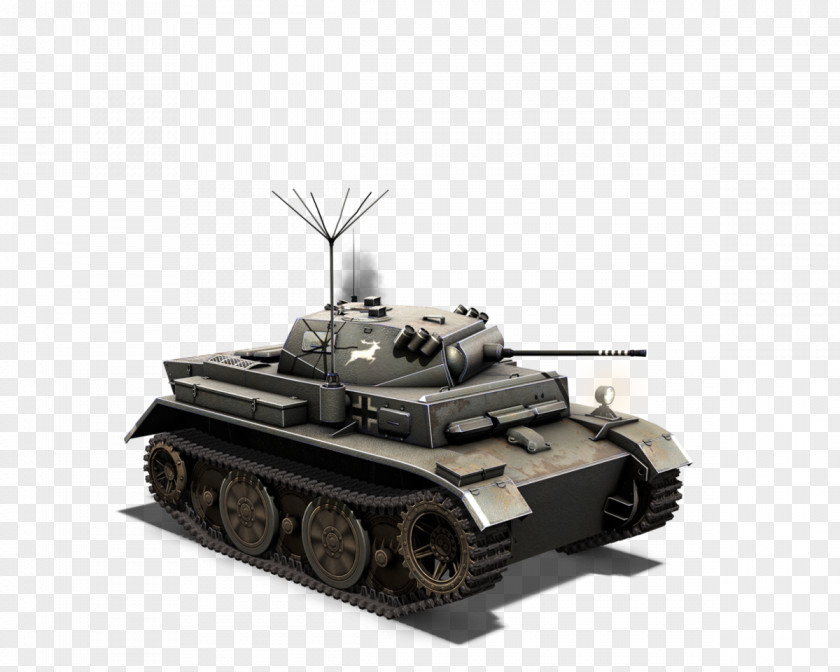 Generals Heroes & Panzer II Ausf L Light Tank PNG