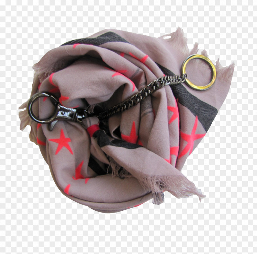 Keychain Shape Scarf Pink M PNG