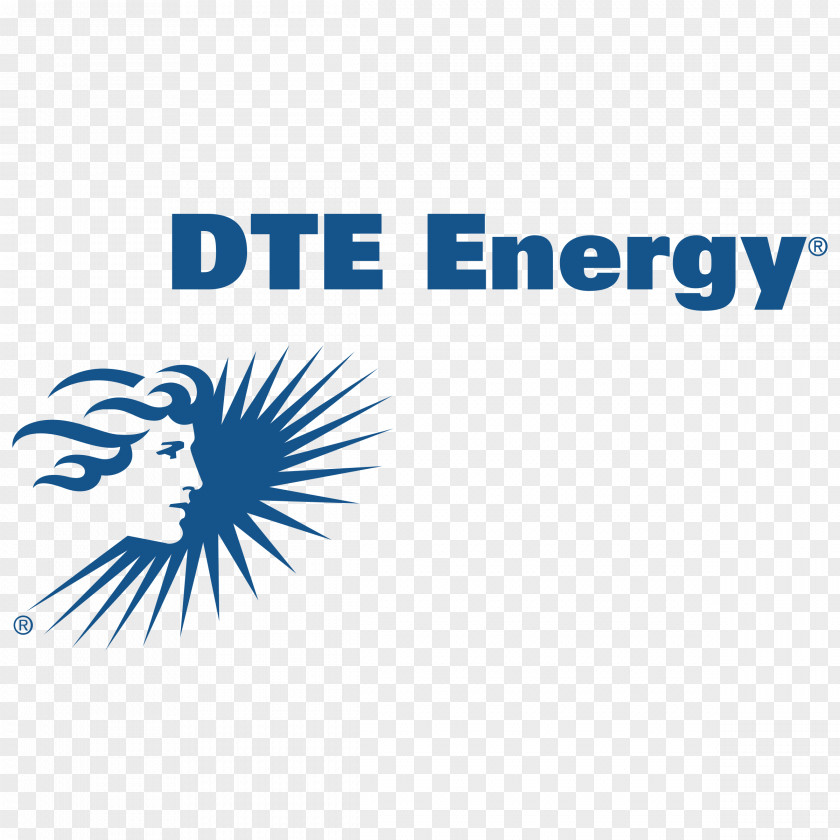 Electricity Vector Logo DTE Energy Natural Gas Detroit Brand PNG