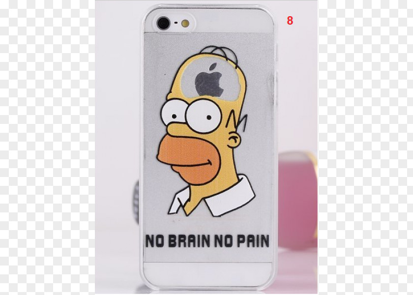 Apple IPhone 4S 5s Homer Simpson PNG