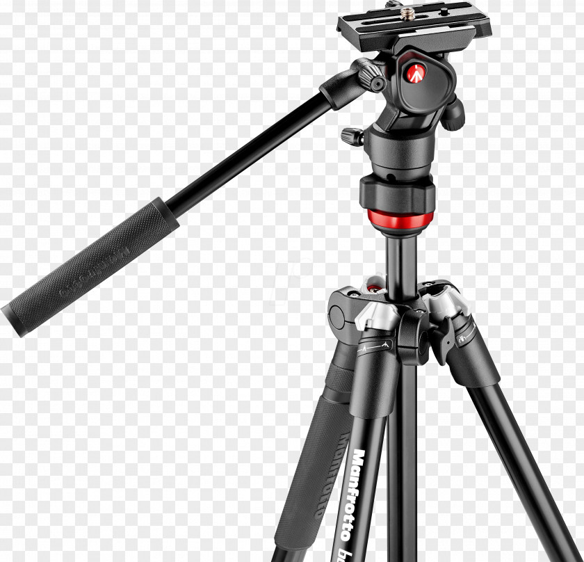 Bronze Tripod Manfrotto Photography Panning Camera PNG