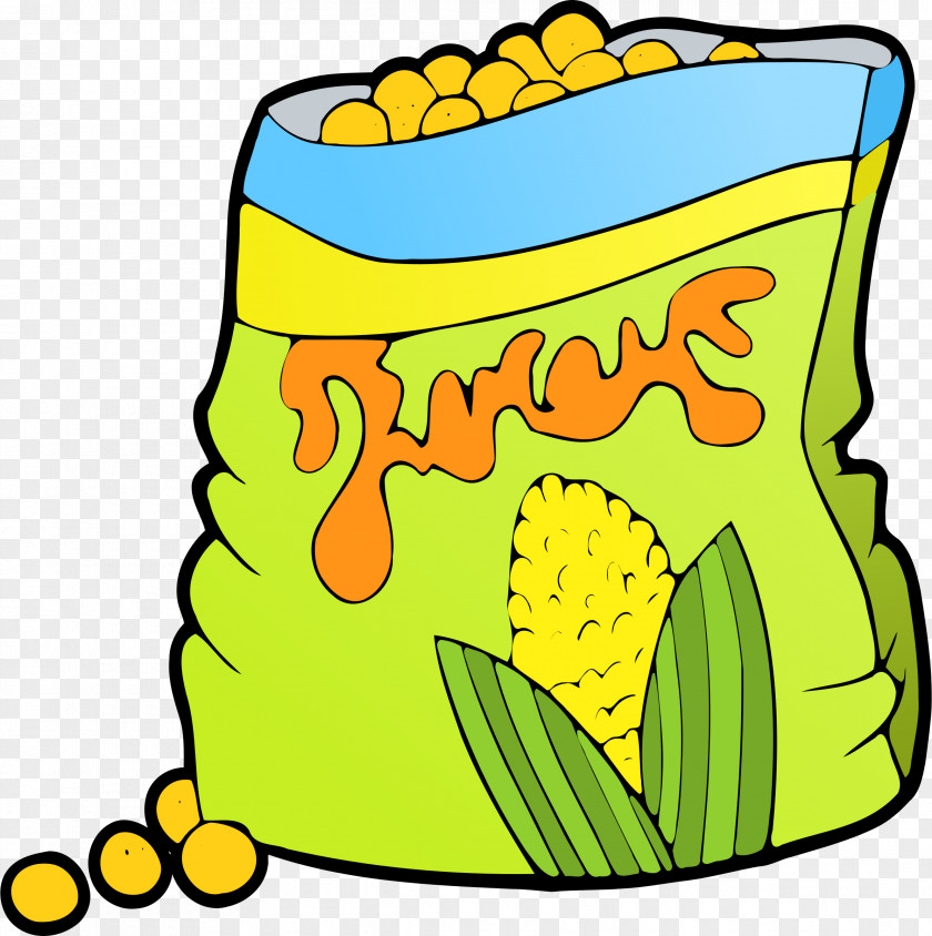 Corn Junk Food Fast Popcorn Potato Chip Clip Art PNG