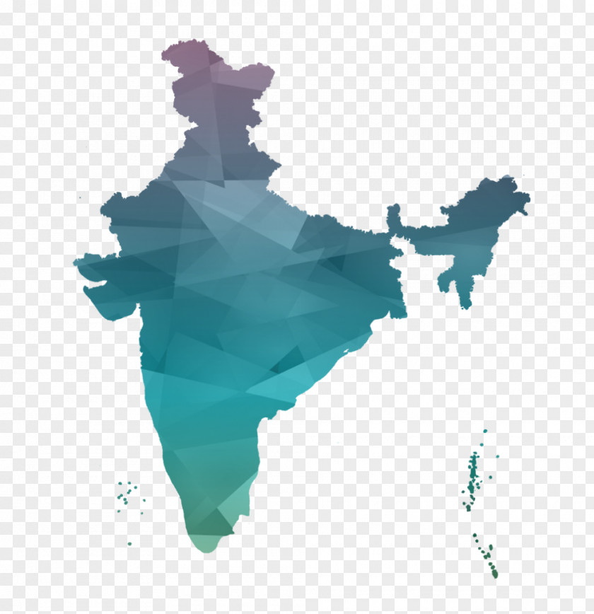 India Vector Map PNG