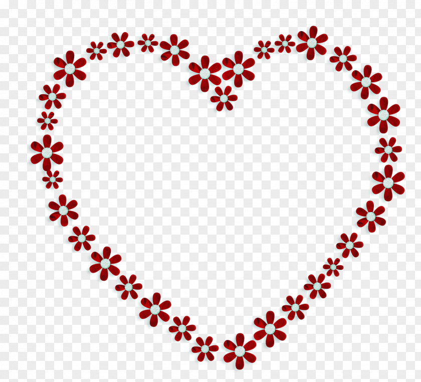 Ornament Red Valentines Day Heart PNG