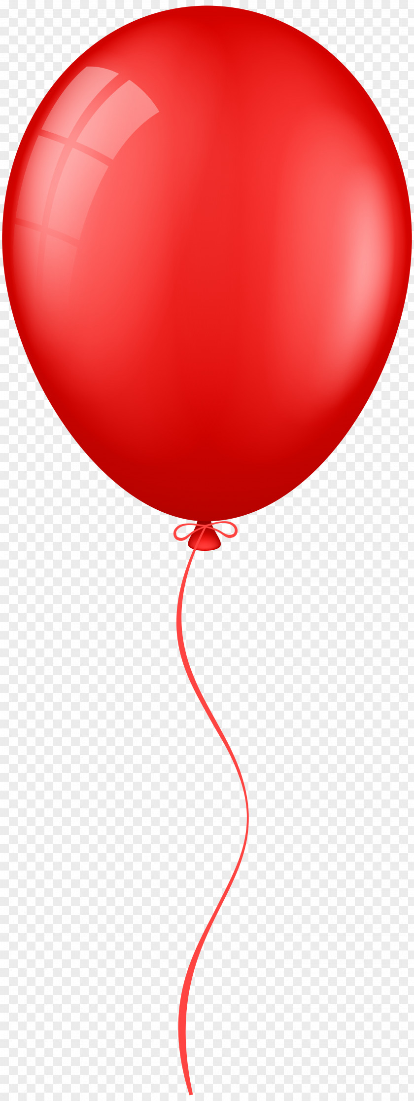 Watercolor Balloon Red Clip Art PNG