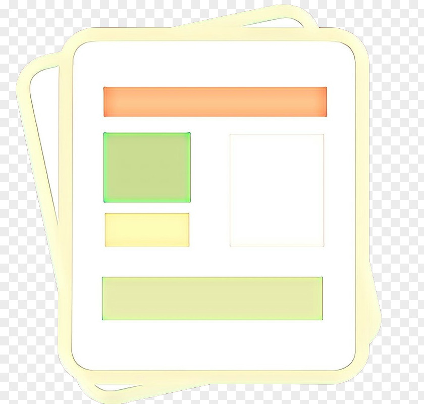 Yellow Square Rectangle PNG