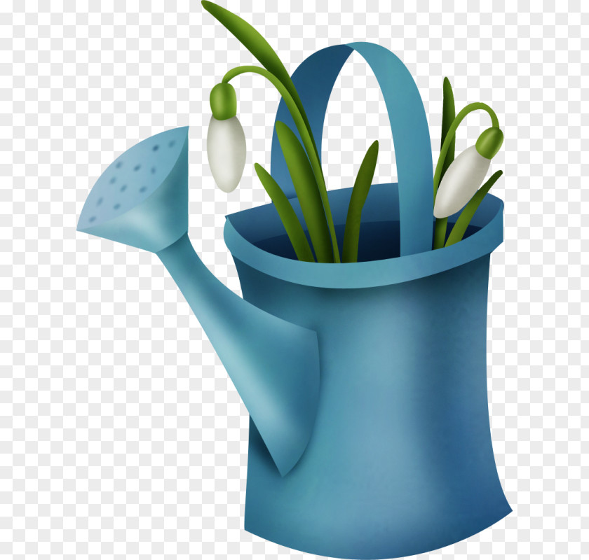 Cartoon Flowers And Showers Watering Can Flower Clip Art PNG