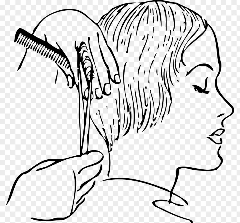 Hair Clipper Hairstyle Hair-cutting Shears Clip Art PNG