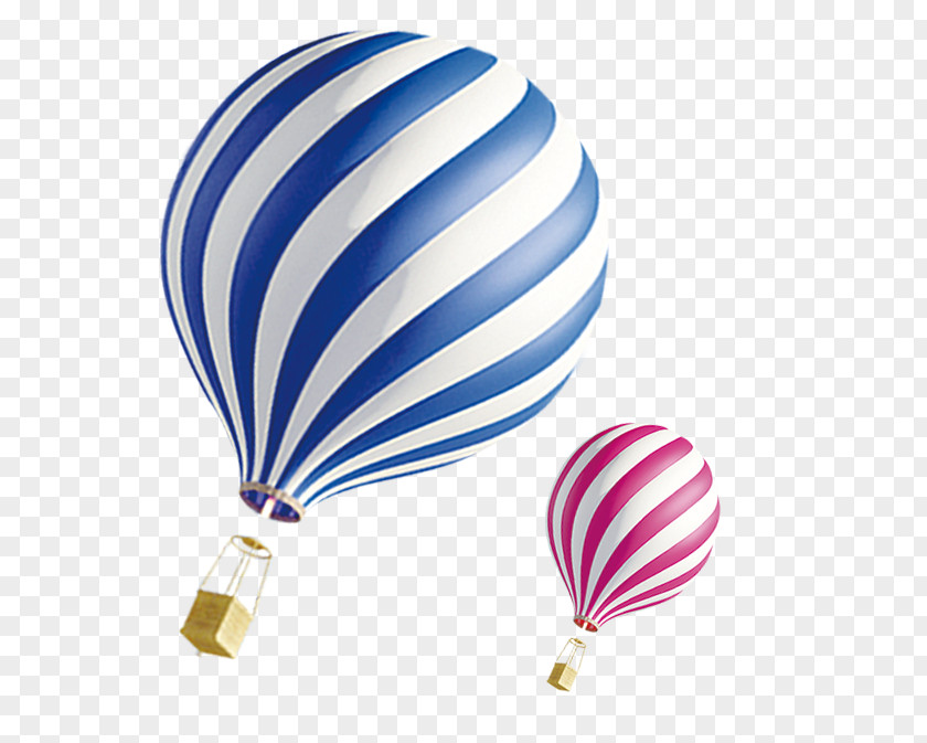 Hand-painted Cartoon Hot Air Balloon Drawing PNG