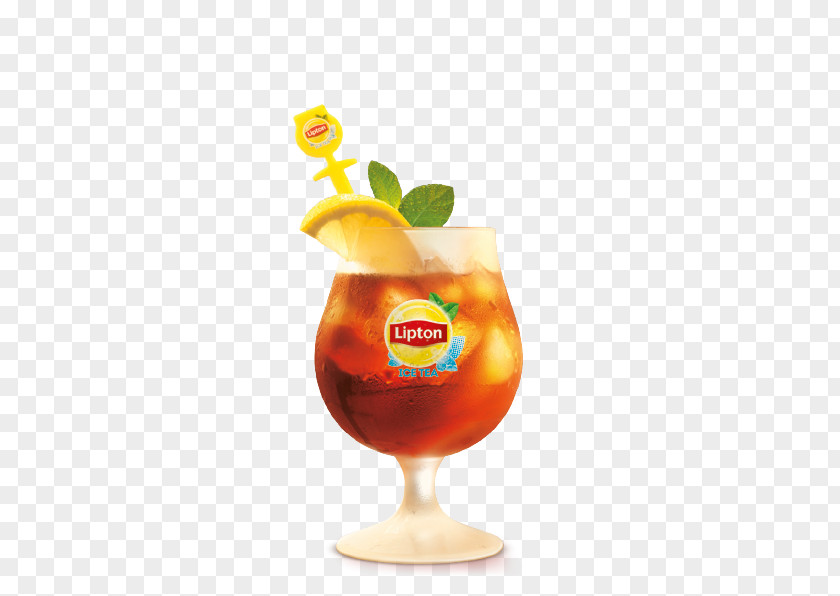 Iced Tea Cocktail Garnish Orange Drink Non-alcoholic Lipton PNG