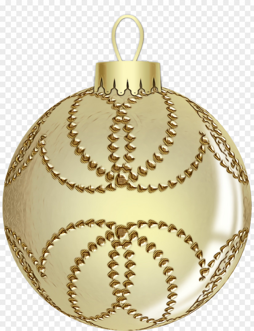 Metal Ball Christmas Ornament PNG