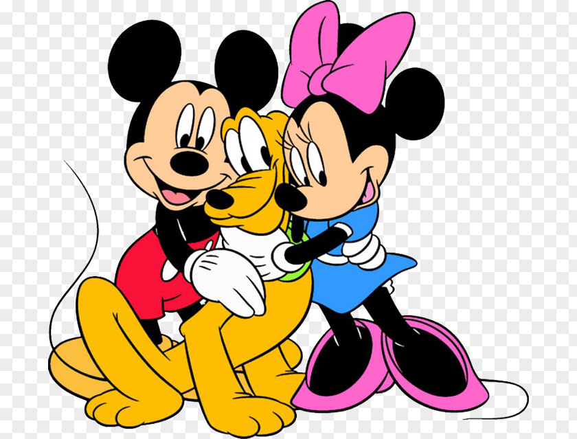 Minnie Mouse Pluto Mickey Daisy Duck Donald PNG