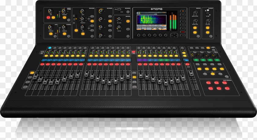 Mixer Microphone Digital Mixing Console Audio Mixers Midas Consoles Recording Studio PNG