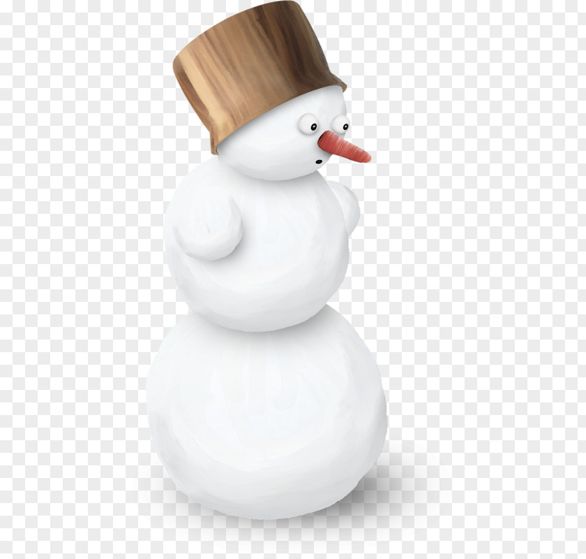 Cartoon Snowman White Drawing PNG