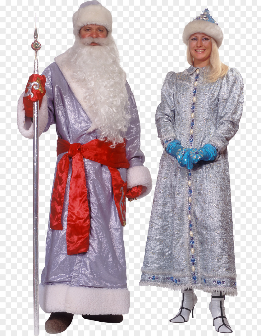 Ded Moroz Snegurochka Grandfather Ziuzia PNG