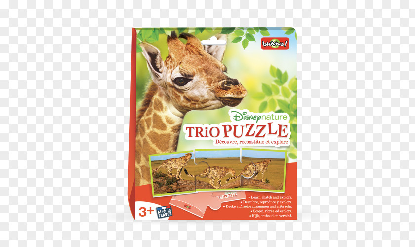 Giraffe Jigsaw Puzzles Disneynature Game Bioviva PNG