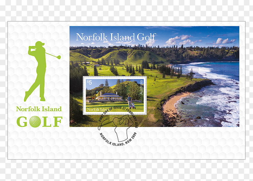 Miniature Golf Day Norfolk Island Pitcairn Islands 2018 Commonwealth Games Postage Stamps PNG