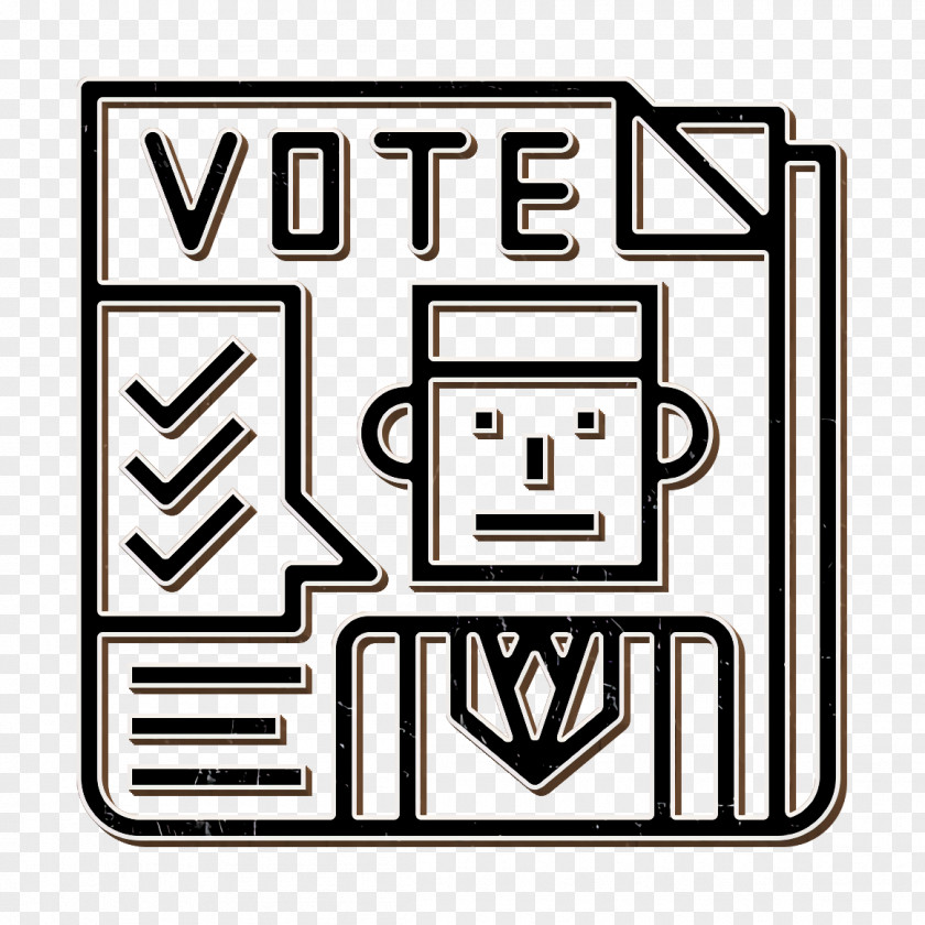 Newspaper Icon Election Vote PNG
