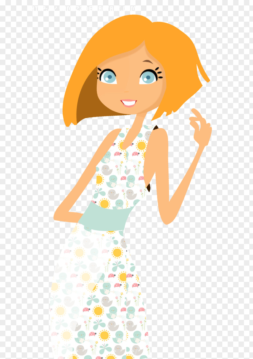 Psd Woman Facial Expression Smile Fashion Illustration PNG
