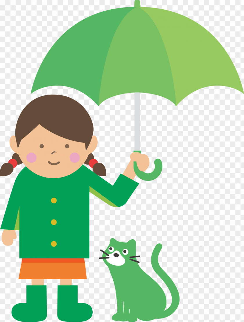 Raining Day Umbrella PNG