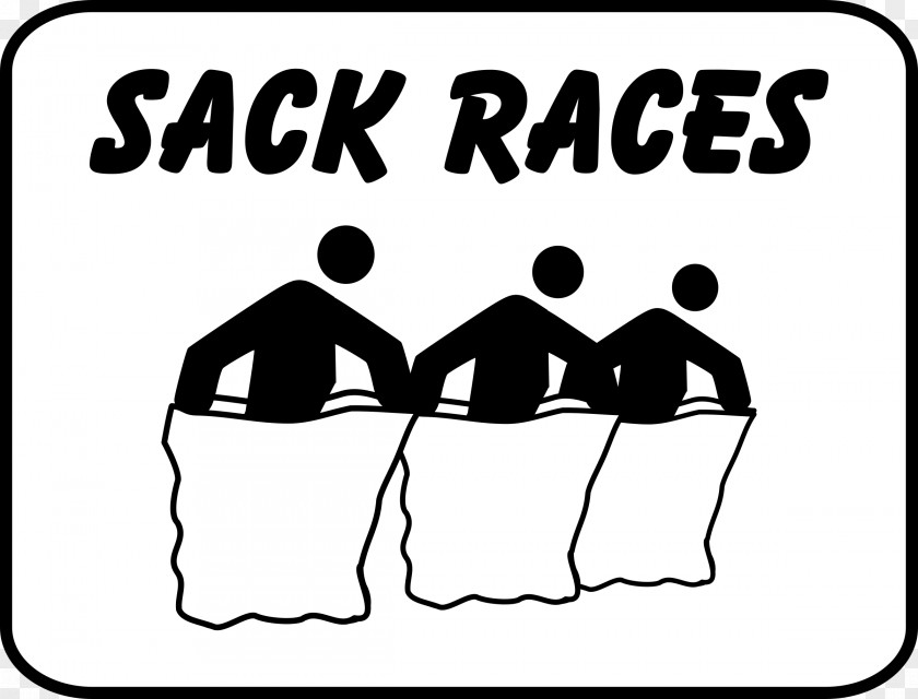 Sack Racing Race Game Clip Art PNG