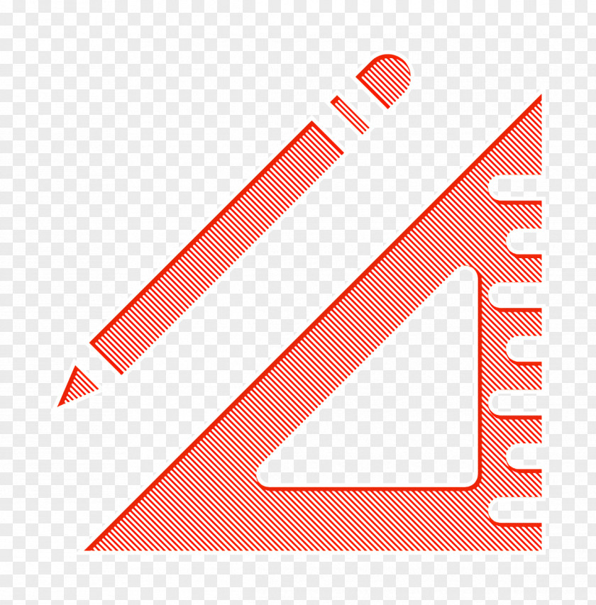Square Icon Ruler School PNG