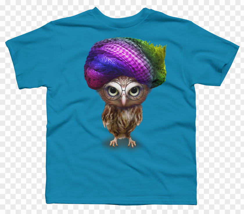 Turban T-shirt Sleeve Teal Turquoise PNG