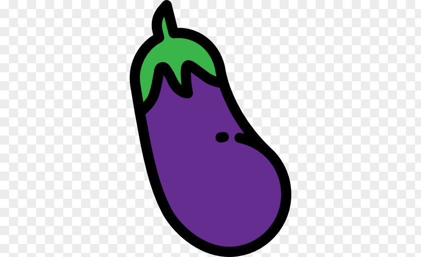 A Purple Eggplant Vegetarian Cuisine Icon PNG