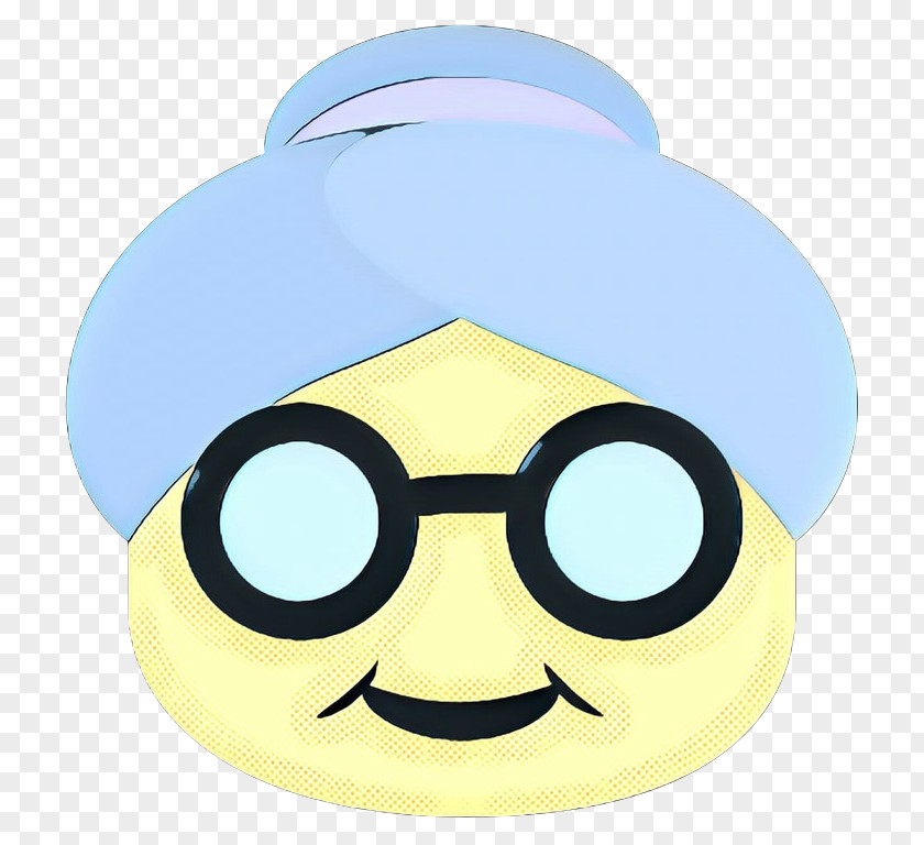 Cap Sunglasses Smiley Face Background PNG