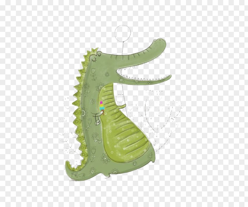 Cartoon Crocodile Alligator Drawing Illustration PNG