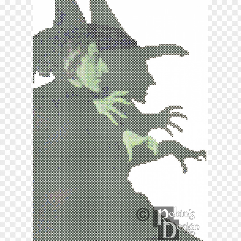 Cross Stitch Wicked Witch Of The West Wizard Oz Glinda Dorothy Gale Scarecrow PNG