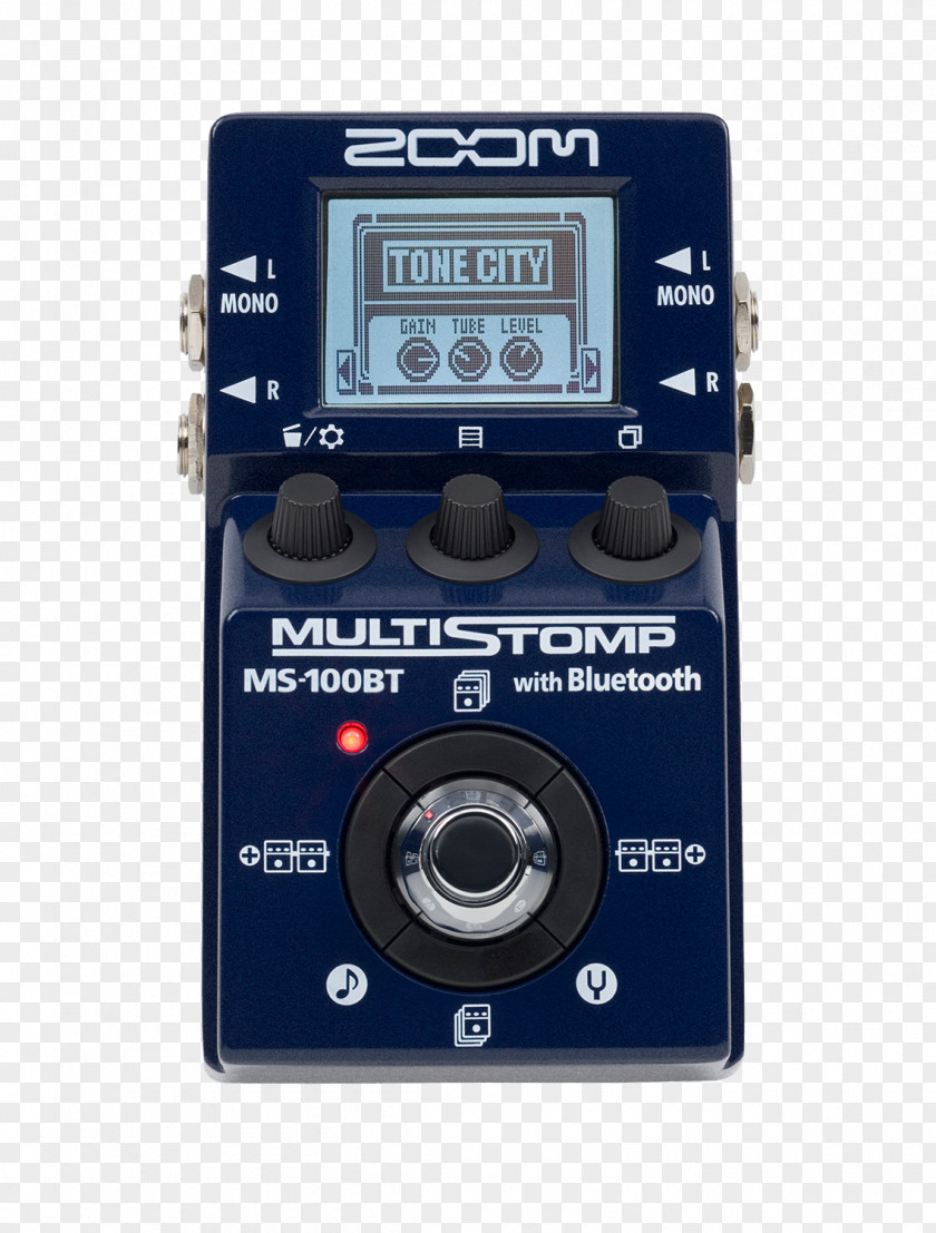 Guitar ZOOM MS100BT Effects Processors & Pedals Zoom MS-100BT Multistomp MS-50G PNG