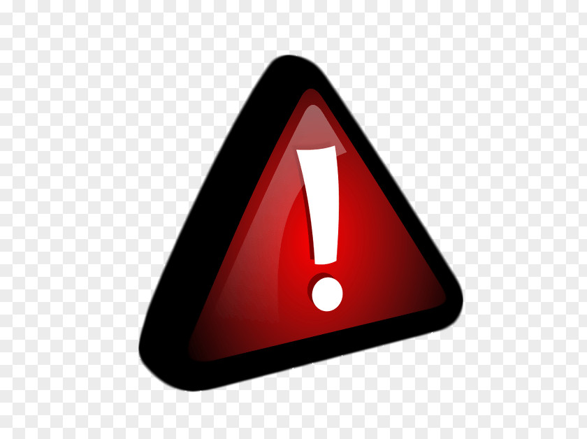 Cartoon Stereo Triangle Warning. Exclamation Mark Interjection Clip Art PNG