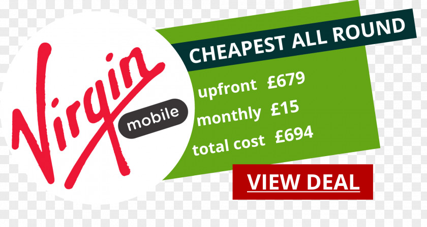 Cheap Deal Logo Product Design Brand Virgin Mobile Prepay Phone PNG