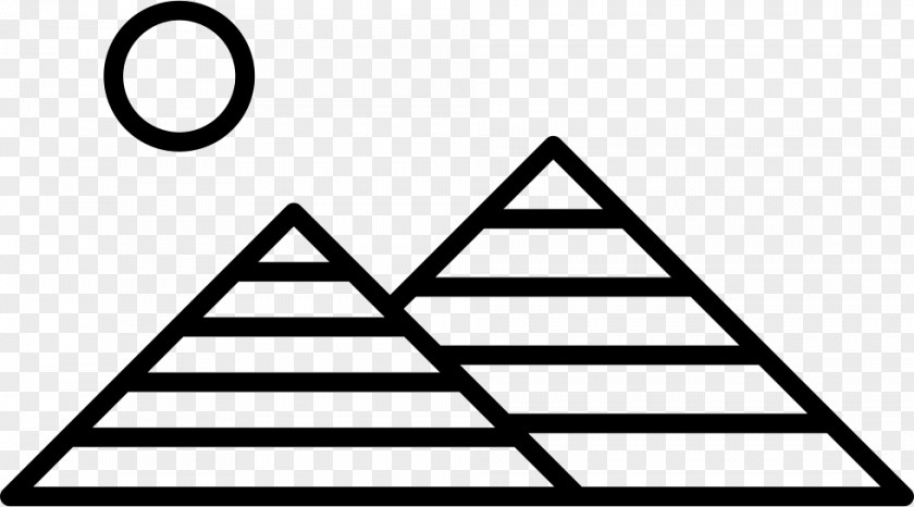 Egyptian Pyramid Triangle Egypt Monument Circle PNG