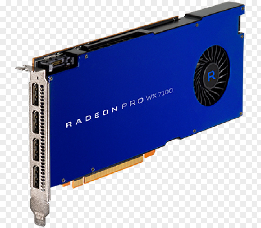 Graphics Cards & Video Adapters AMD Radeon Pro WX 7100 Advanced Micro Devices PNG