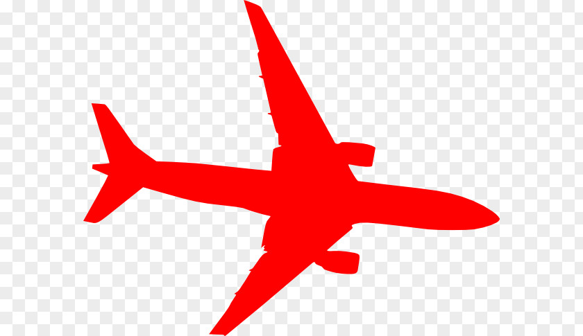 Red Airplane Cliparts Silhouette Clip Art PNG