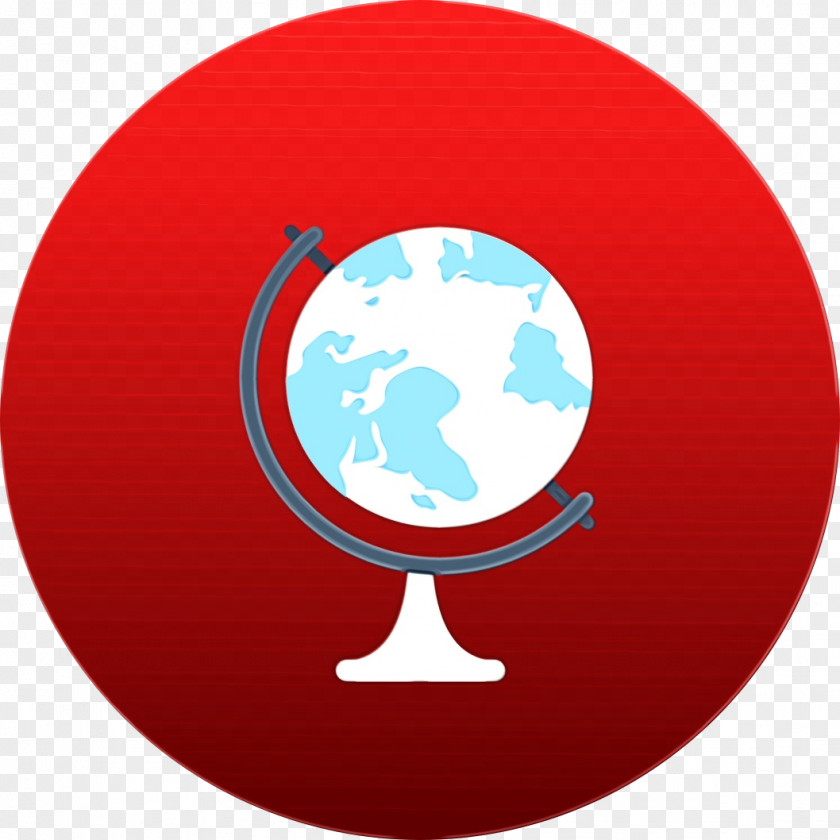Symbol Logo Red Circle World Globe Flag PNG