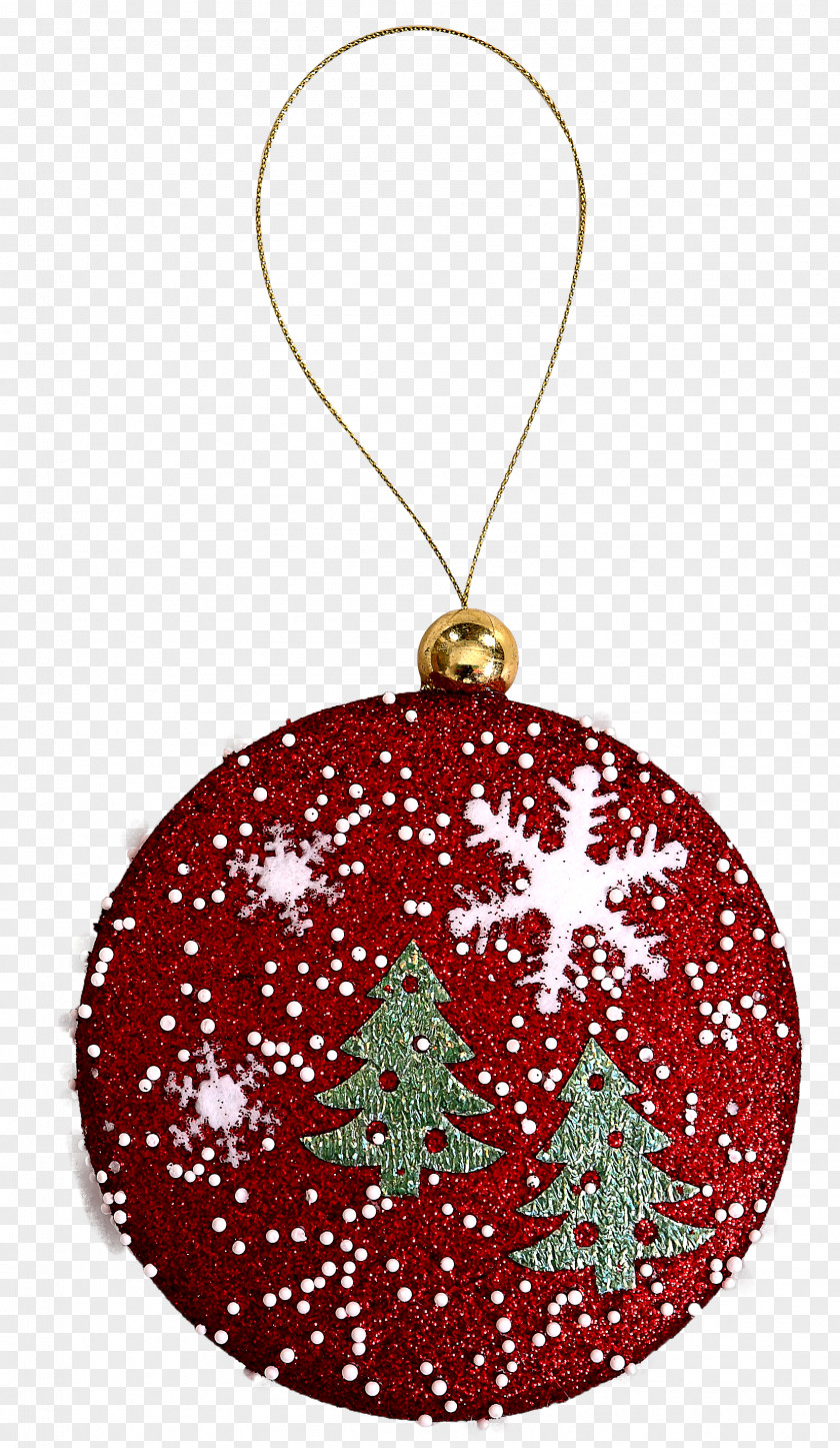 Christmas Ornament Maroon PNG