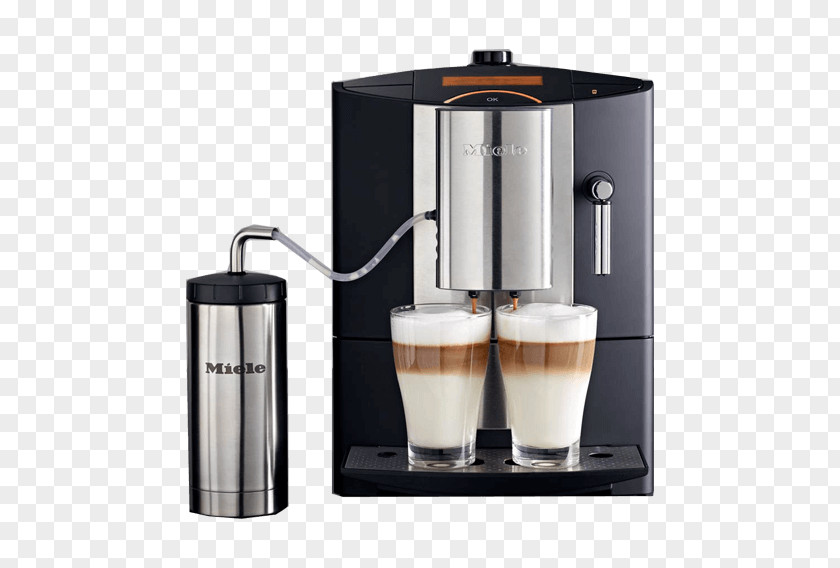 Coffee Machine Coffeemaker Espresso Machines Miele Home Appliance PNG