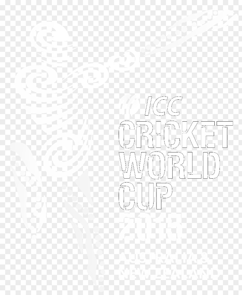 Cricket 2015 World Cup Logo Brand White PNG