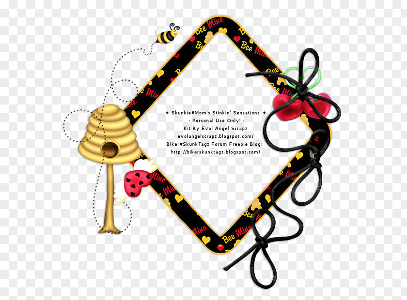 Mining Honey Bees Line Clip Art PNG