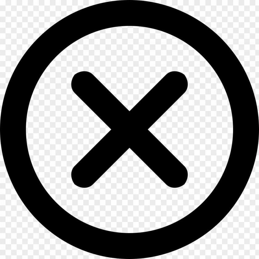 Symbol X Mark Check PNG