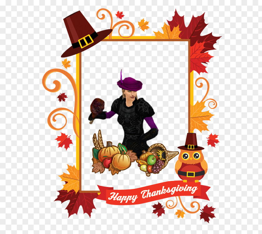 Thanksgiving Picture Frames Clip Art PNG