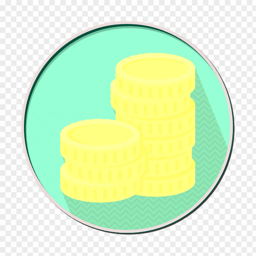 Cash Icon 02. Business Coins PNG