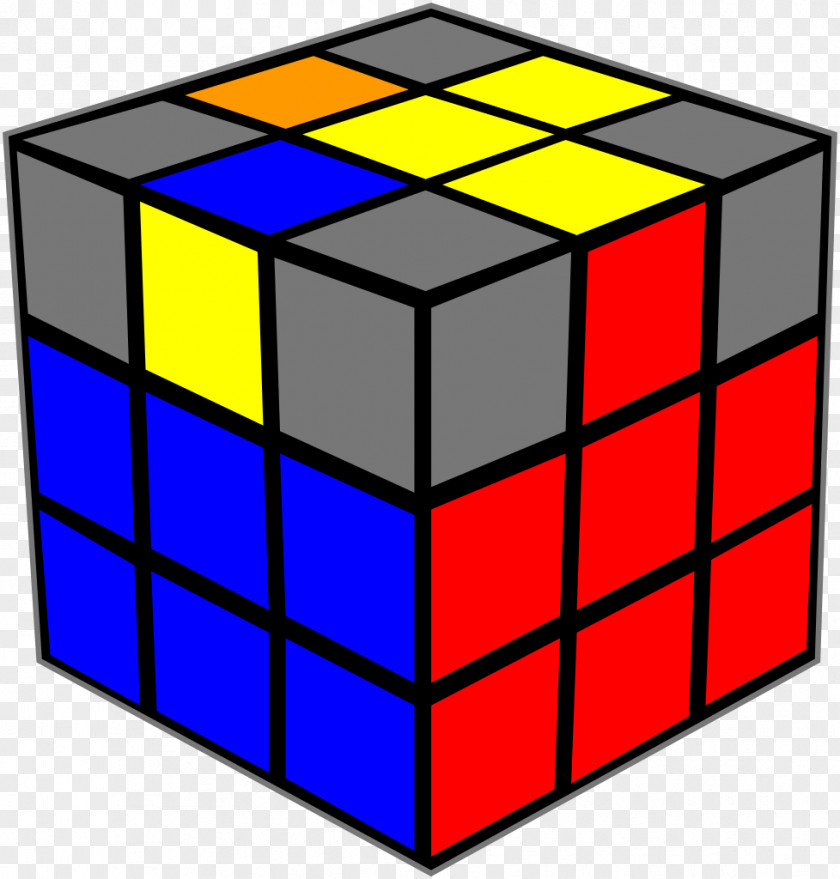 Cube Rubik's Portable Network Graphics Puzzle CFOP Method PNG