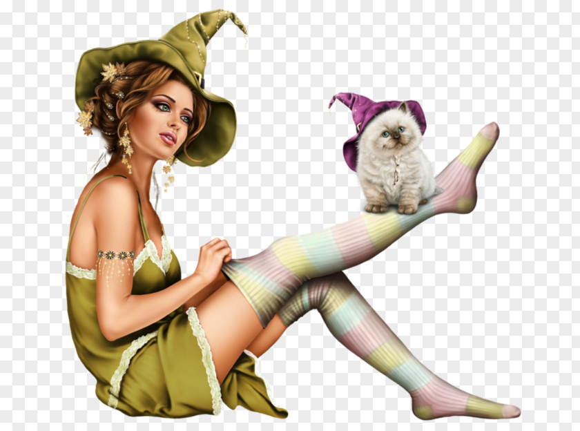 Halloween Boszorkány Woman Clip Art PNG